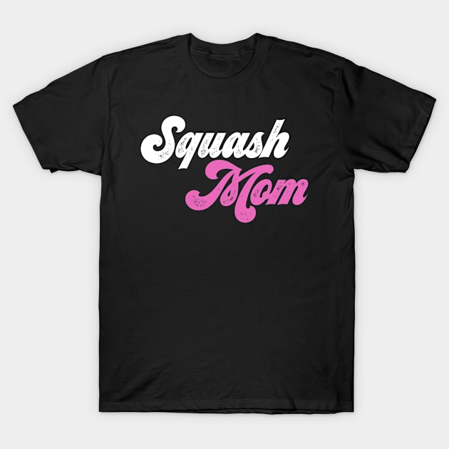 Squash mom White & Pink T-Shirt by Sloop